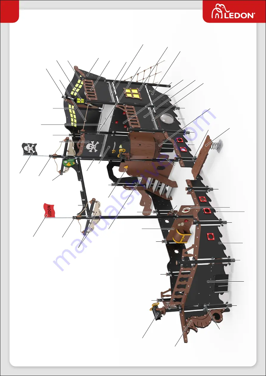 Ledon LP413G Assembly Instructions Manual Download Page 4