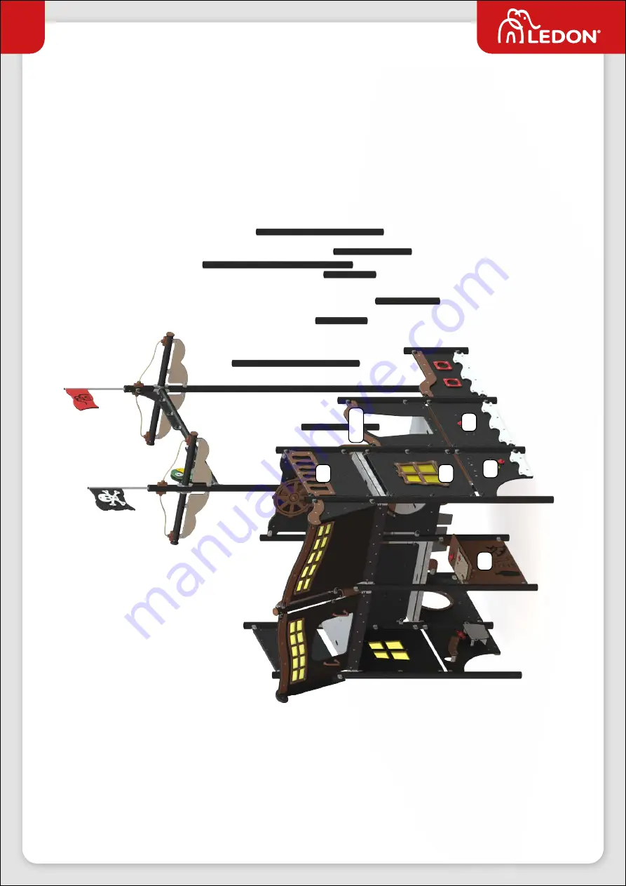 Ledon LP413G Assembly Instructions Manual Download Page 14