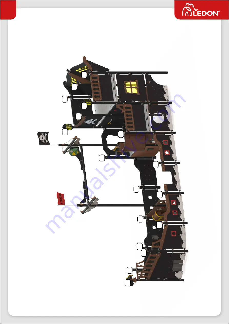 Ledon LP413G Assembly Instructions Manual Download Page 17