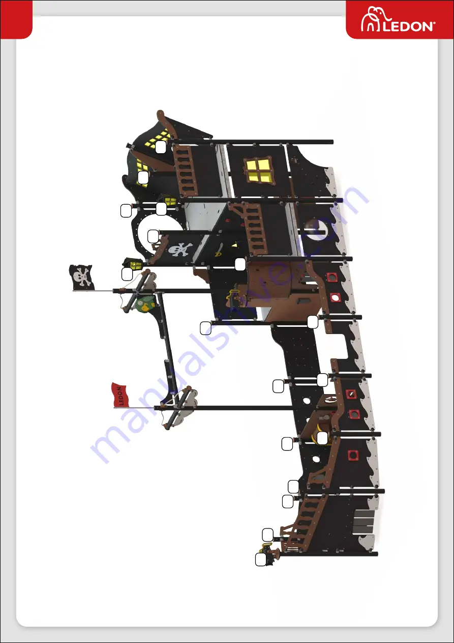 Ledon LP415G Assembly Instructions Manual Download Page 17