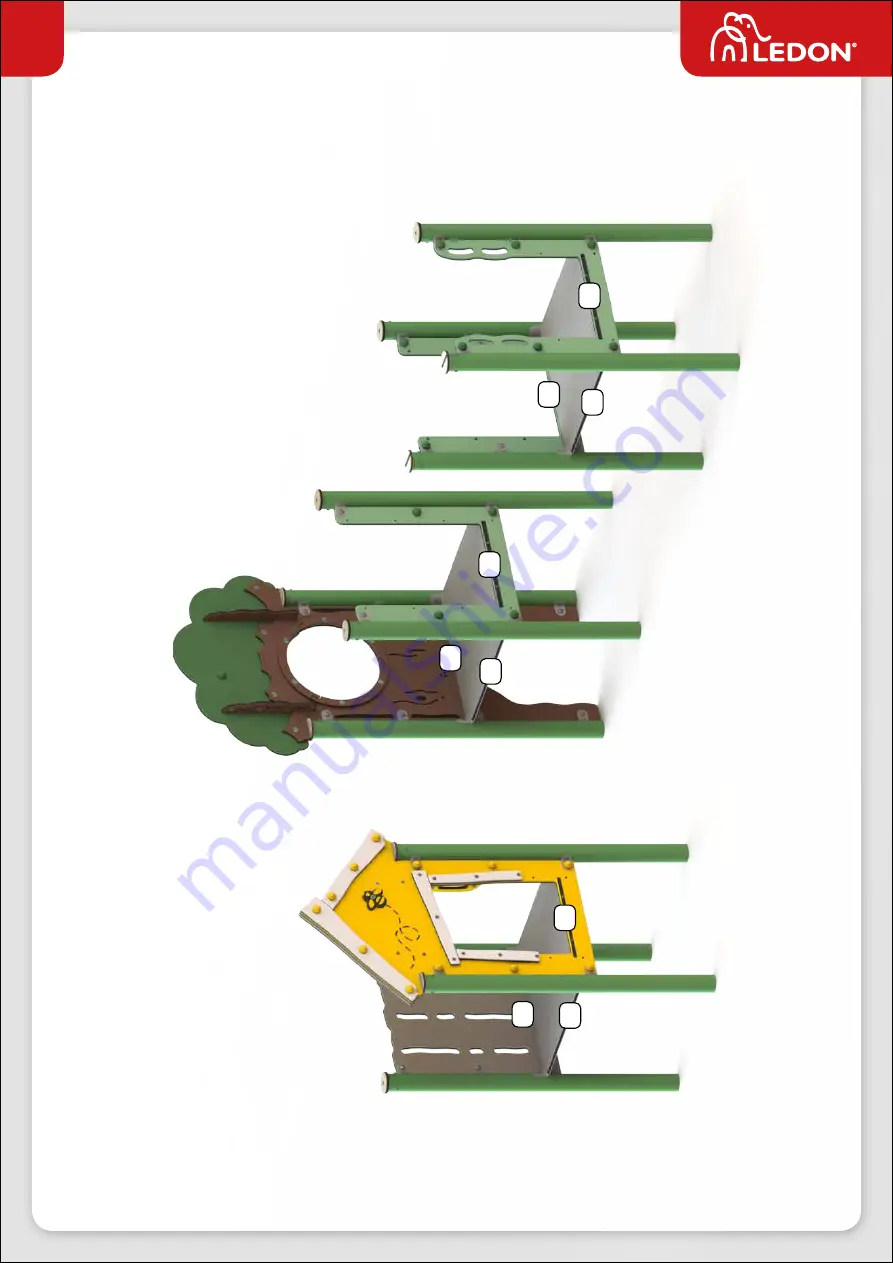 Ledon MiniPlay Astrid Assembly Instructions Manual Download Page 9