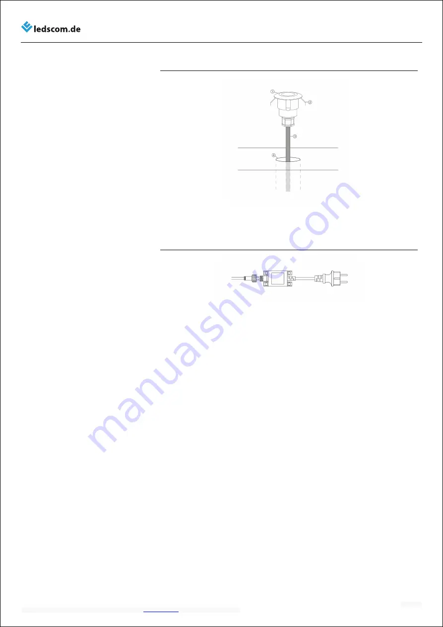 ledscom LC-EL-058-W Assembly Instructions Manual Download Page 7