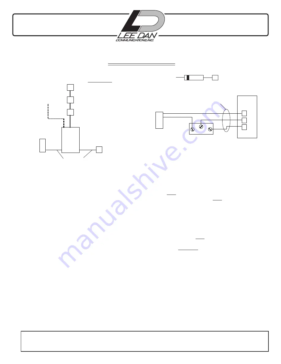 lee dan PK-543 Wiring Instructions Download Page 1