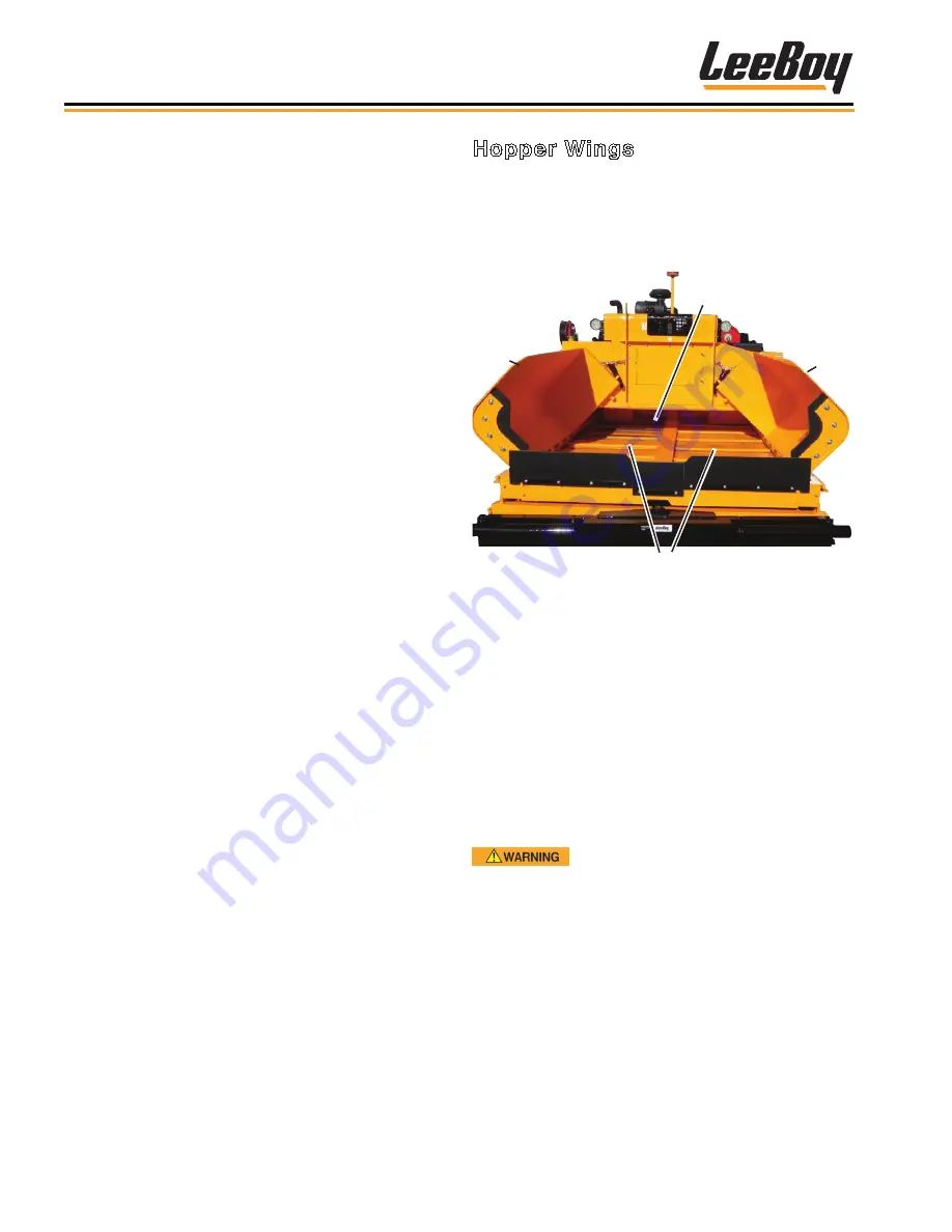 LeeBoy 8510E Operation, Service And Parts Manual Download Page 76