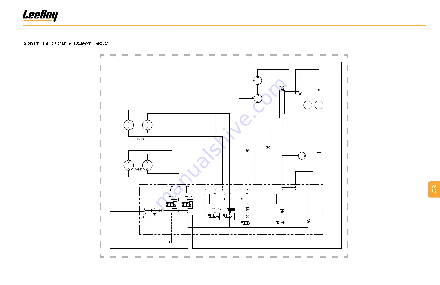 LeeBoy 8616B Operation, Service And Parts Manual Download Page 154