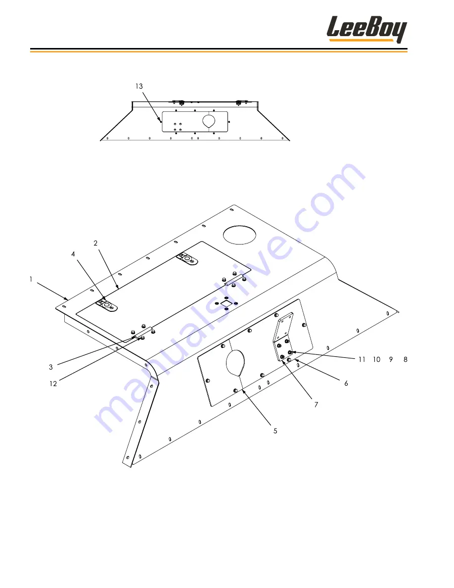 LeeBoy 8616B Operation, Service And Parts Manual Download Page 203