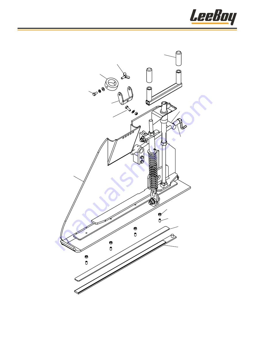 LeeBoy 8616B Operation, Service And Parts Manual Download Page 237