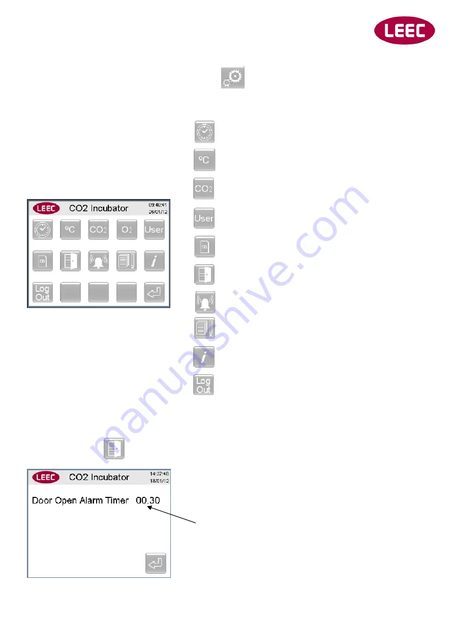 LEEC Culture Safe Touch 190 Operating Manual Download Page 20