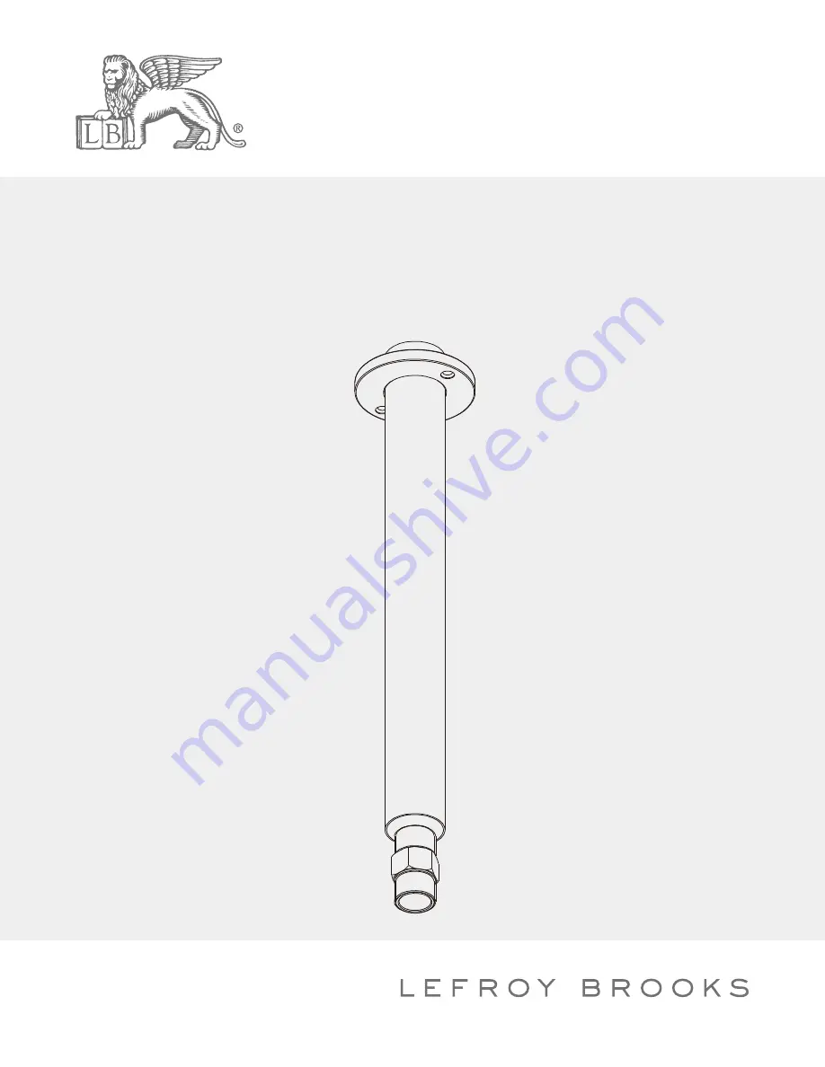 Lefroy Brooks Y1-4500 Installation Instructions Manual Download Page 1