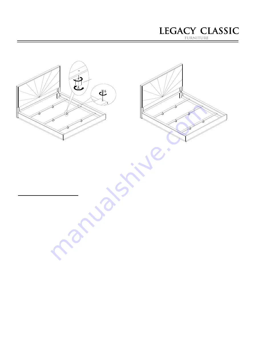 Legacy Classic Furniture 8460-4106 Assembly Instructions Download Page 2