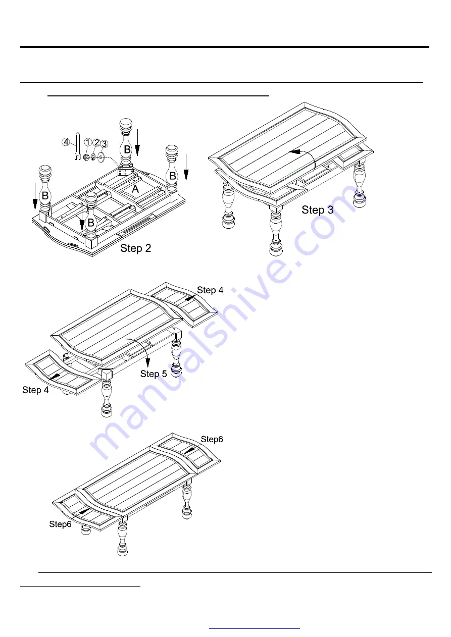 Legacy Classic Furniture 9340-222 Assembly Instruction Download Page 2