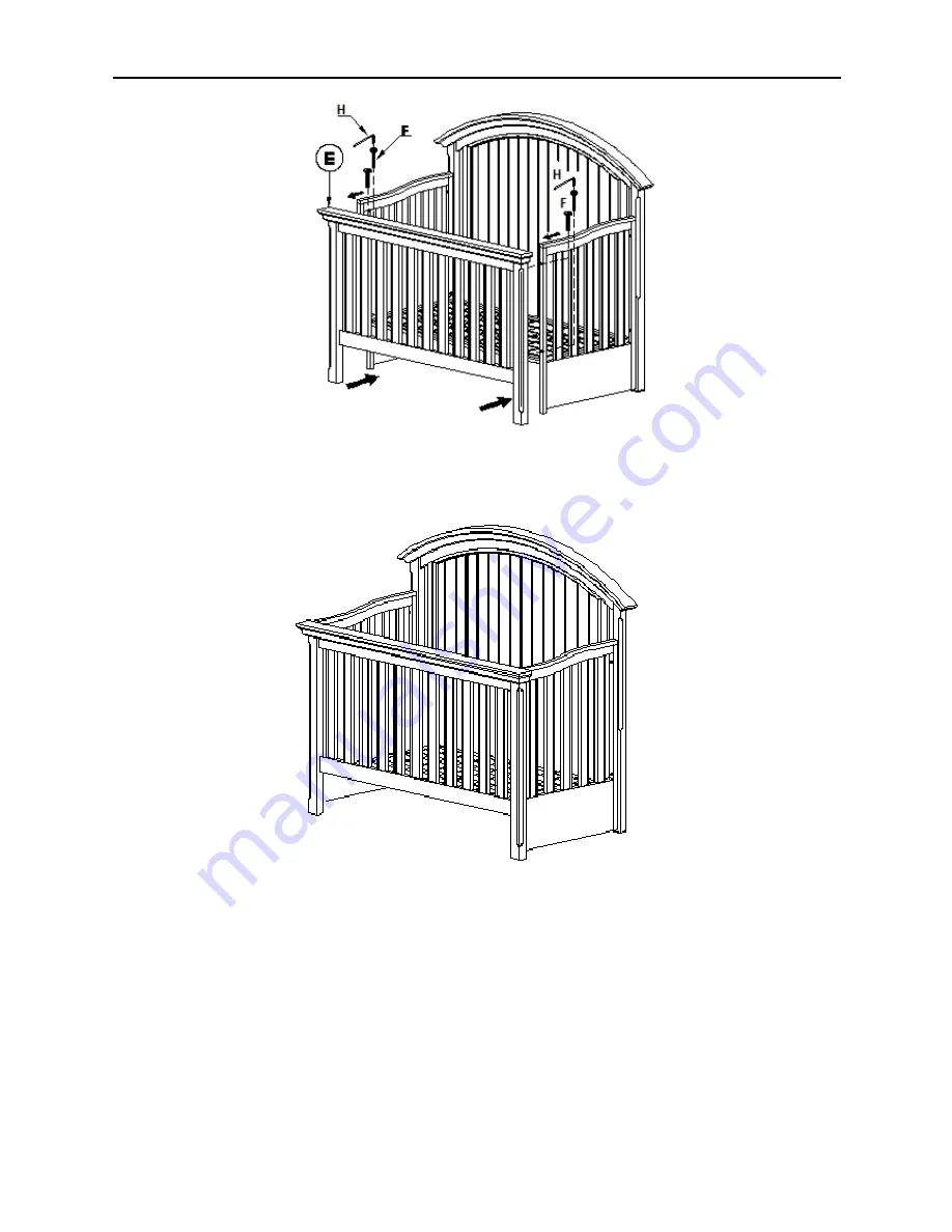 Legacy Classic Kids 481-8900 CRIB SUMMER BREEZE Скачать руководство пользователя страница 5