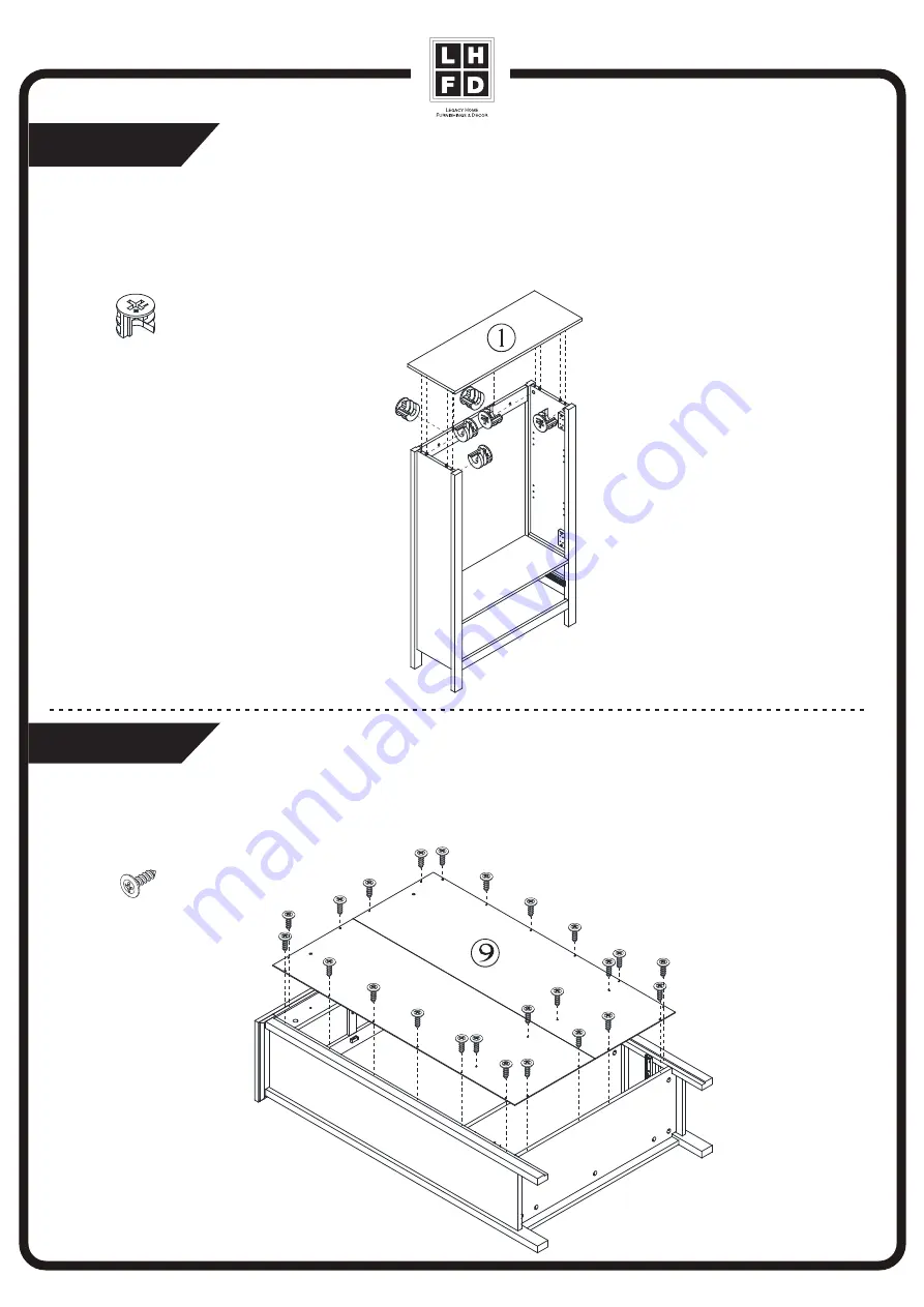 LEGACY HOME C1910147 Assembly Instructions Manual Download Page 13