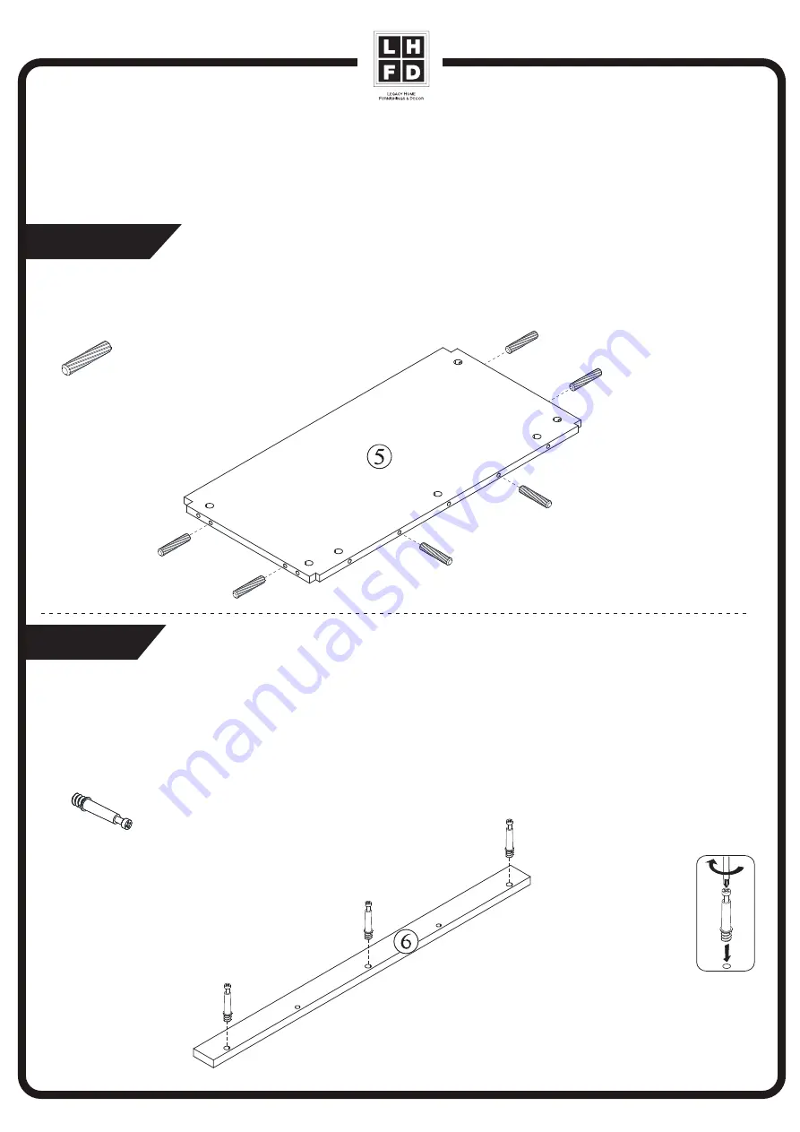 LEGACY HOME C1910162 Assembly Instructions Manual Download Page 7