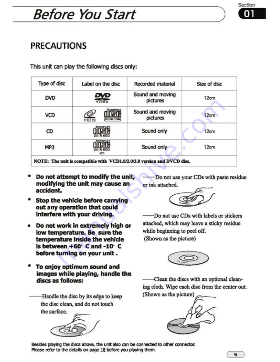 Legacy LDTSN7 Owner'S Manual Download Page 5