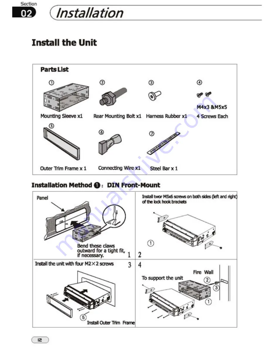 Legacy LDTSN7 Owner'S Manual Download Page 12