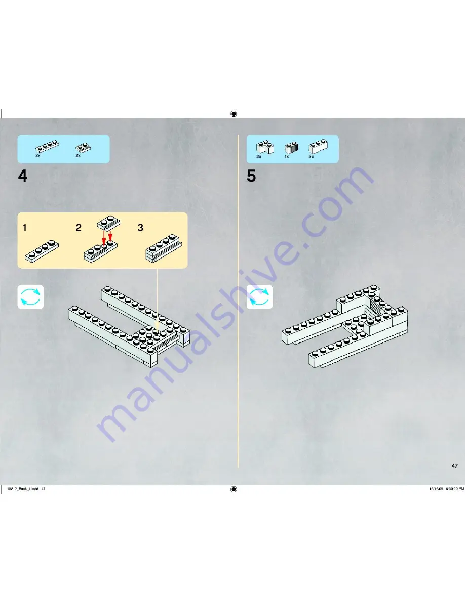 LEGO 10212 Star Wars Assembly Manual Download Page 47