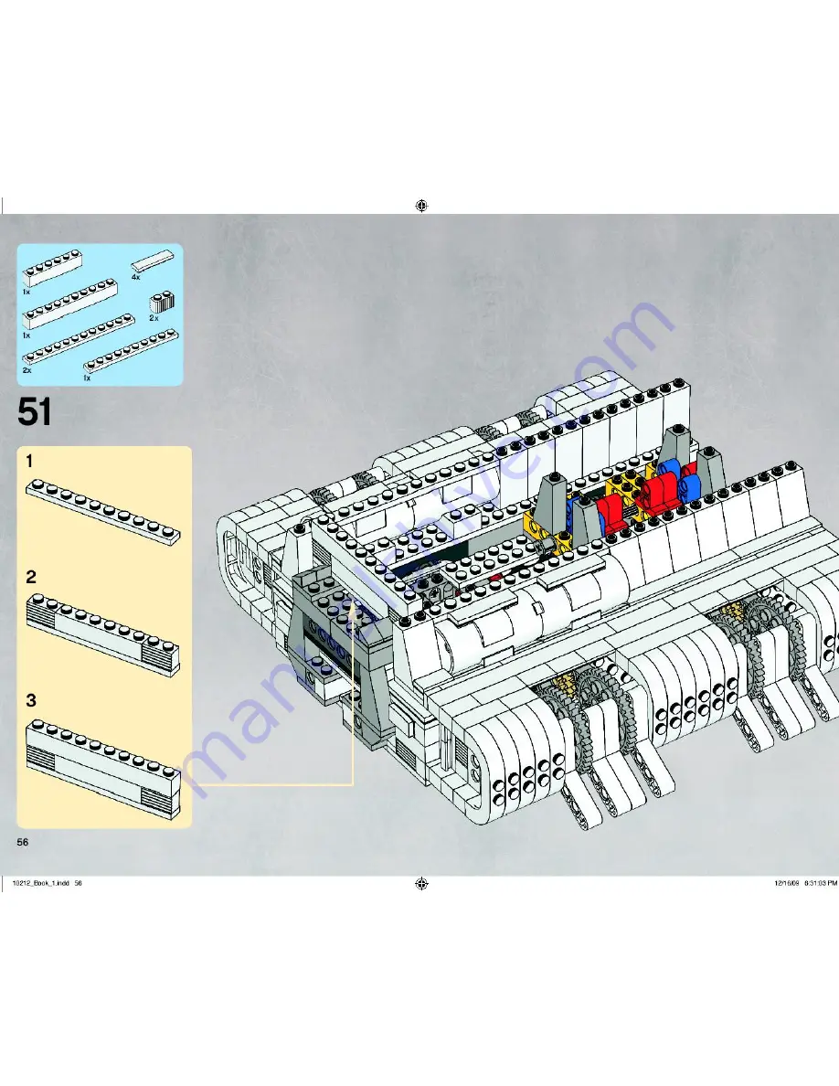 LEGO 10212 Star Wars Assembly Manual Download Page 56