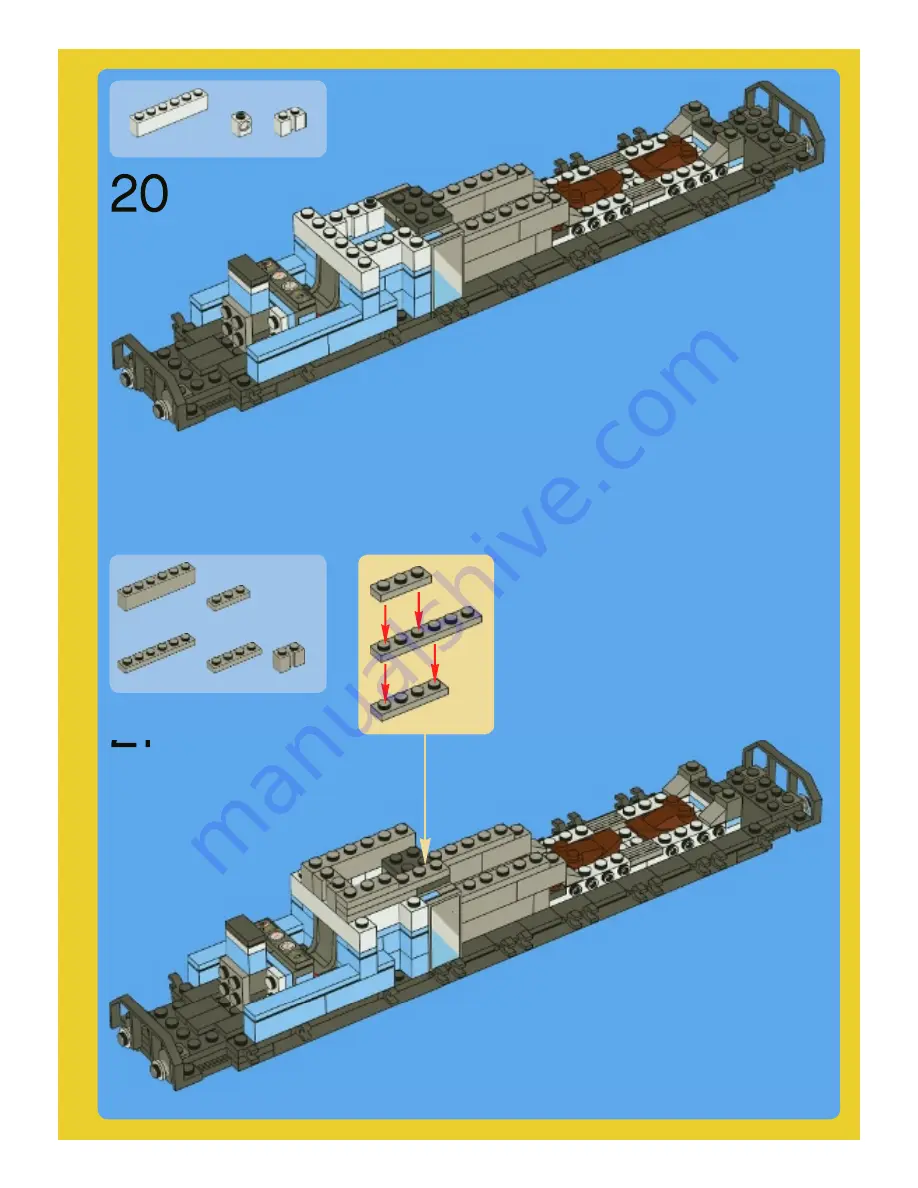 LEGO 10219 Assembly Manual Download Page 21