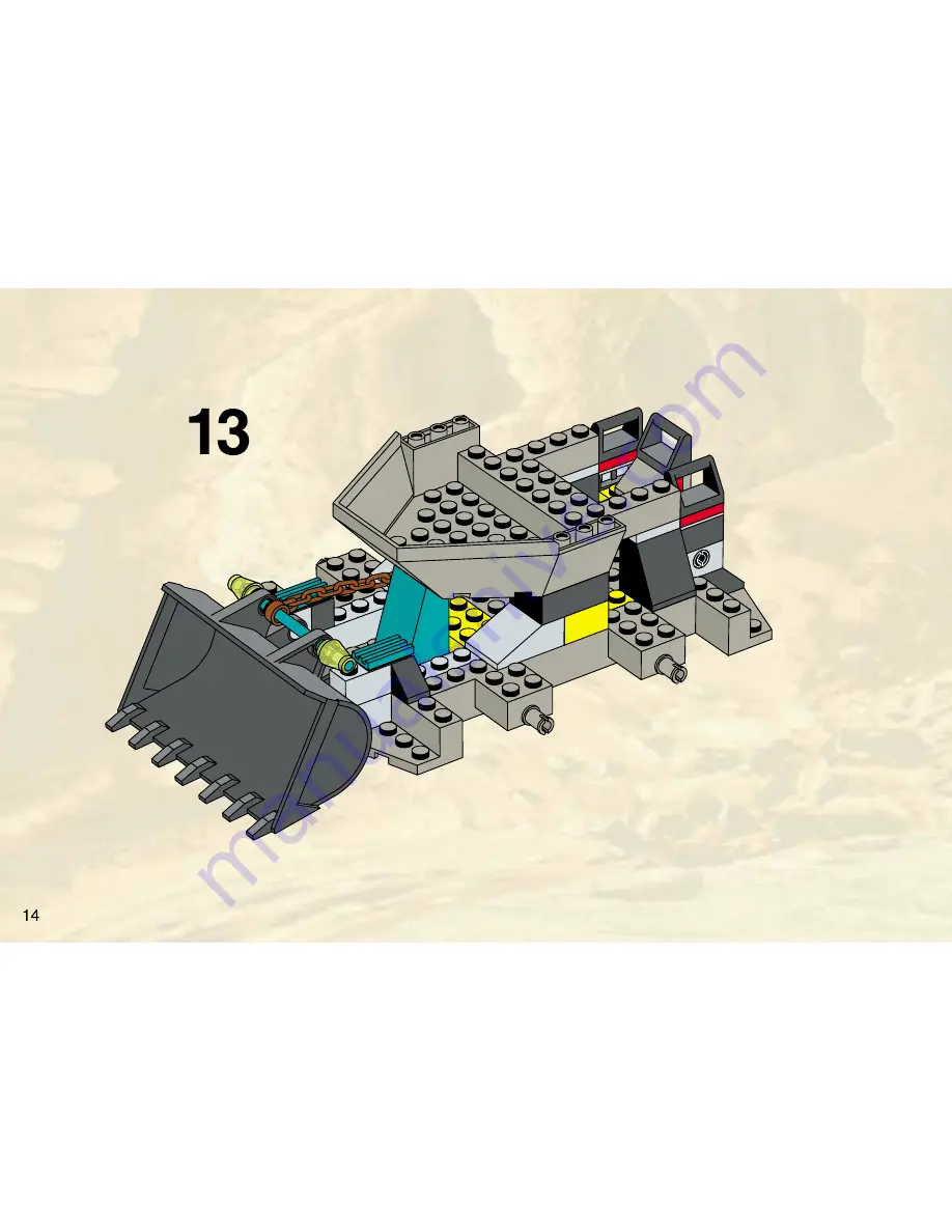 LEGO 4950 System Assembly Manual Download Page 14