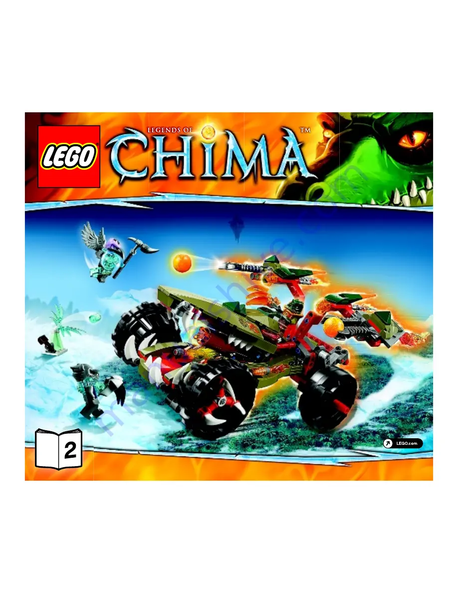 LEGO 70135 Legends of Chima Assembly Manual Download Page 1