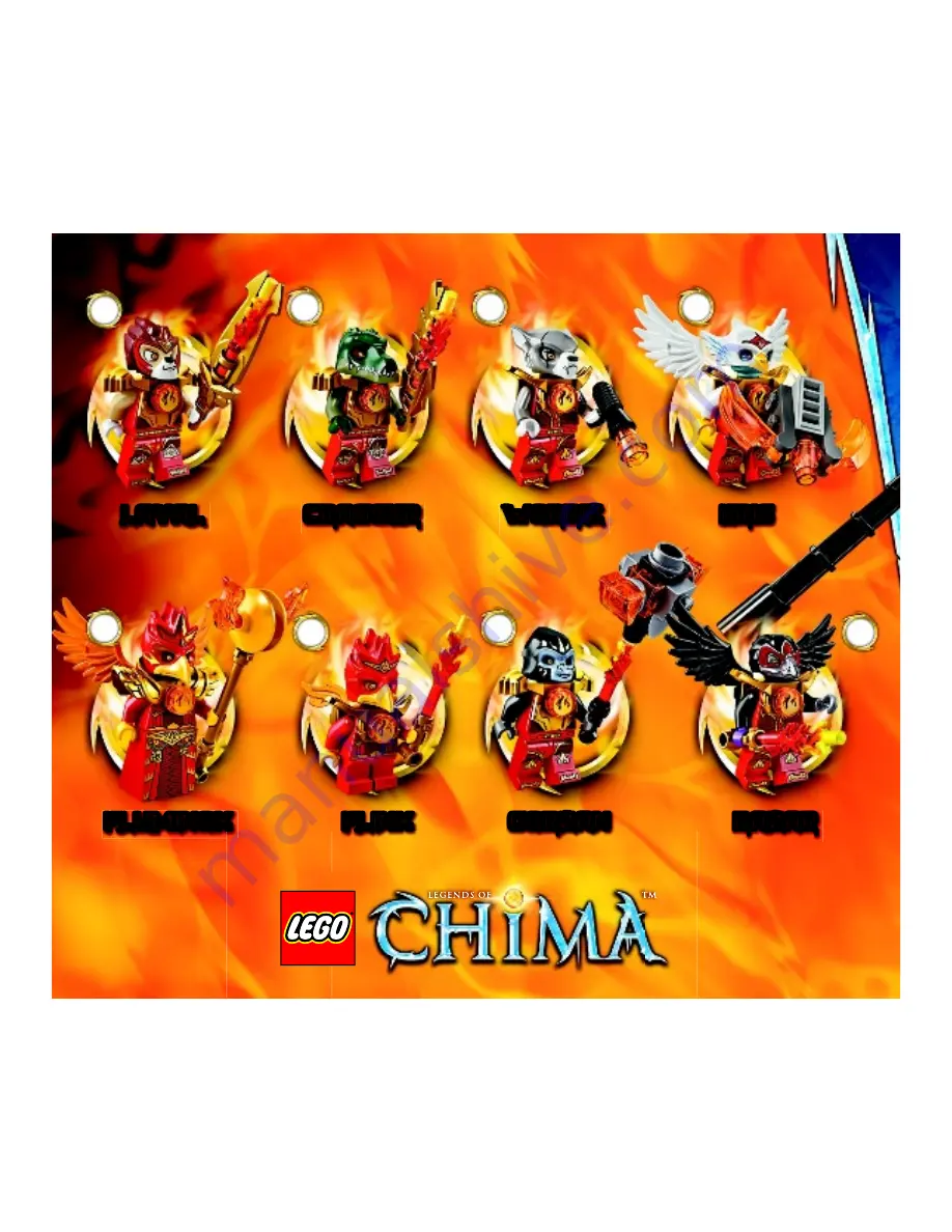 LEGO 70135 Legends of Chima Скачать руководство пользователя страница 44