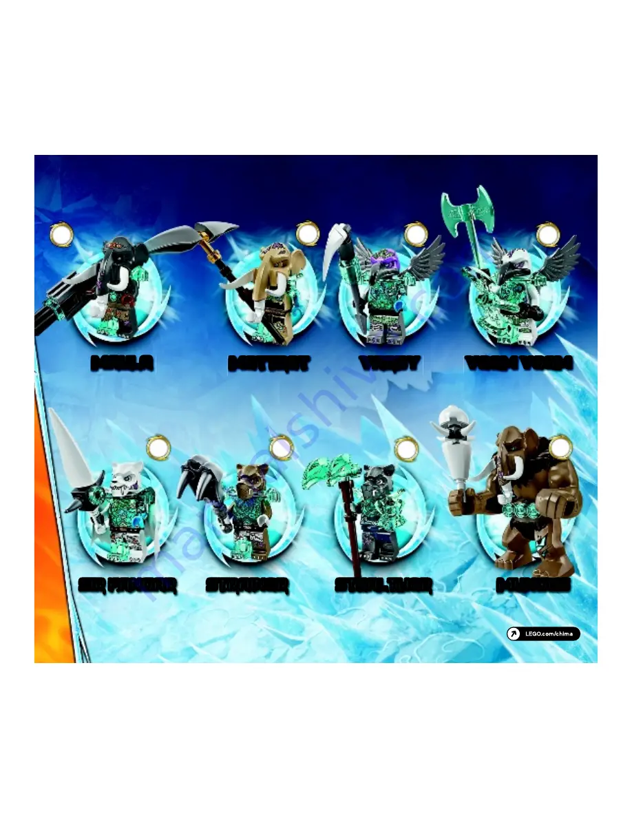 LEGO 70135 Legends of Chima Скачать руководство пользователя страница 45