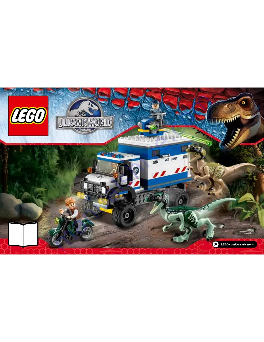 LEGO 75917 Jurrasic World Assembly Manual Download Page 1