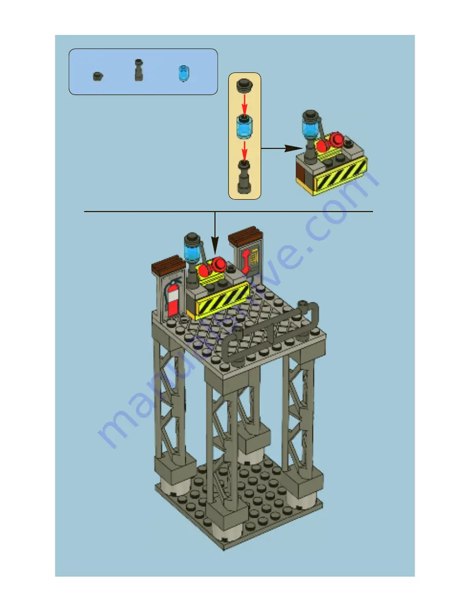 LEGO 7596 Toy Story 3 Скачать руководство пользователя страница 12