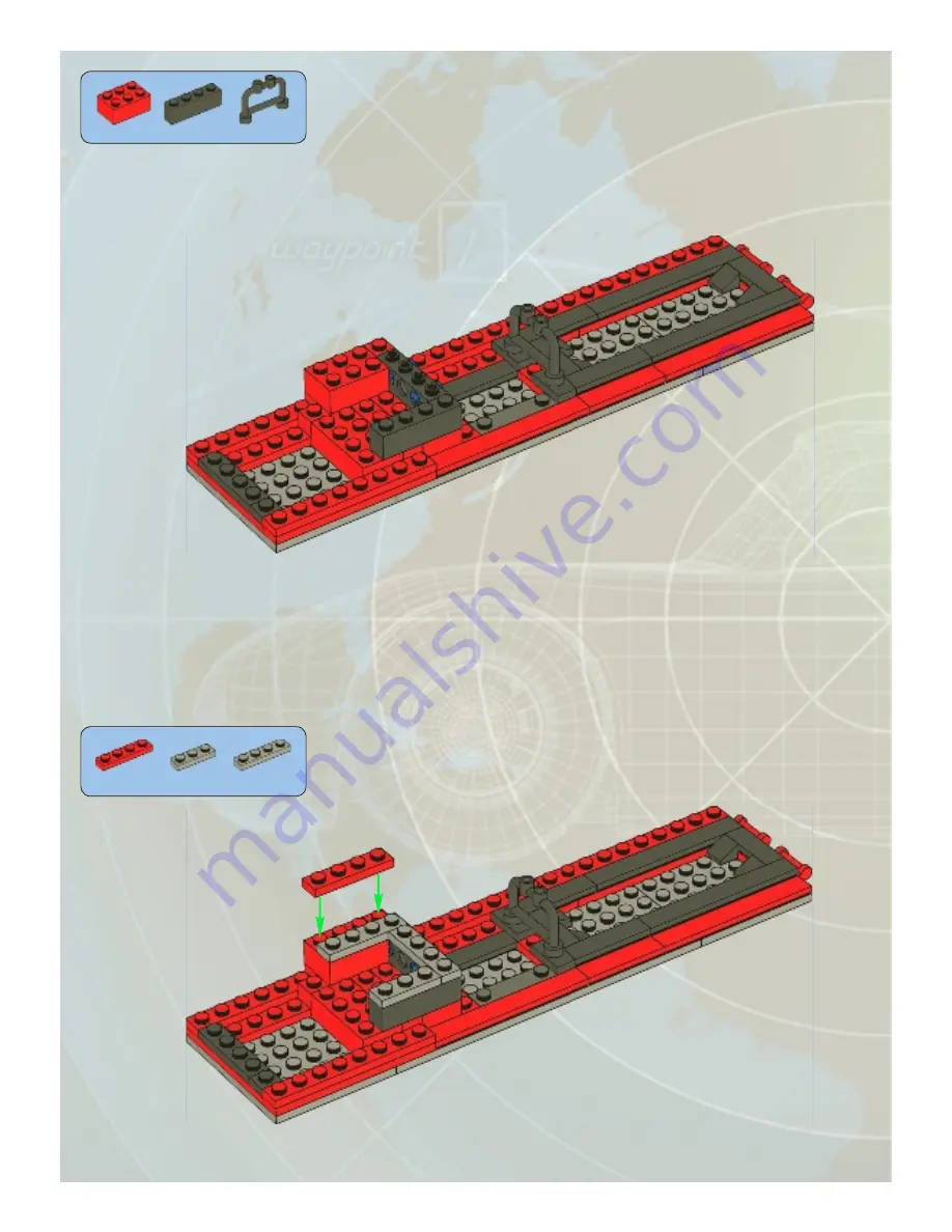 LEGO 8486 Mack's Team Truck Assembly Manual Download Page 12