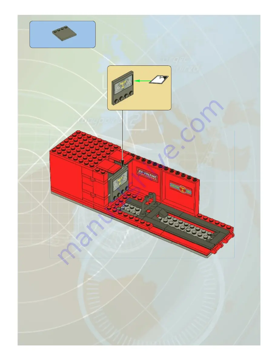 LEGO 8486 Mack's Team Truck Assembly Manual Download Page 23