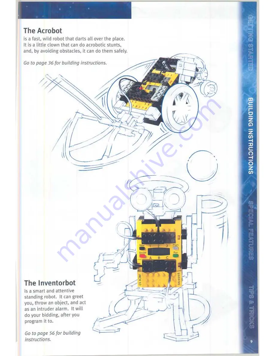 LEGO 9747 Robotics Invention Systems 1.5 Скачать руководство пользователя страница 9