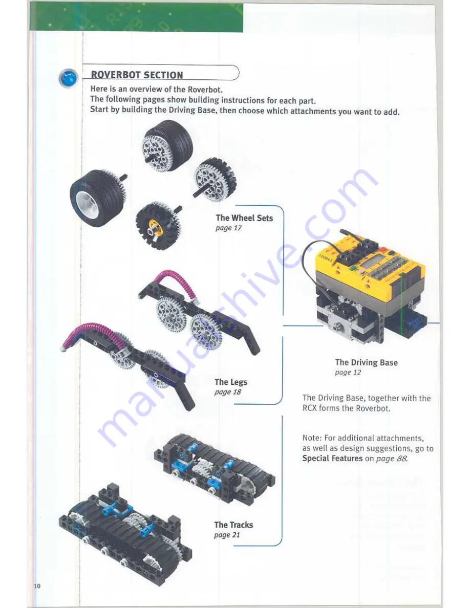 LEGO 9747 Robotics Invention Systems 1.5 Скачать руководство пользователя страница 10