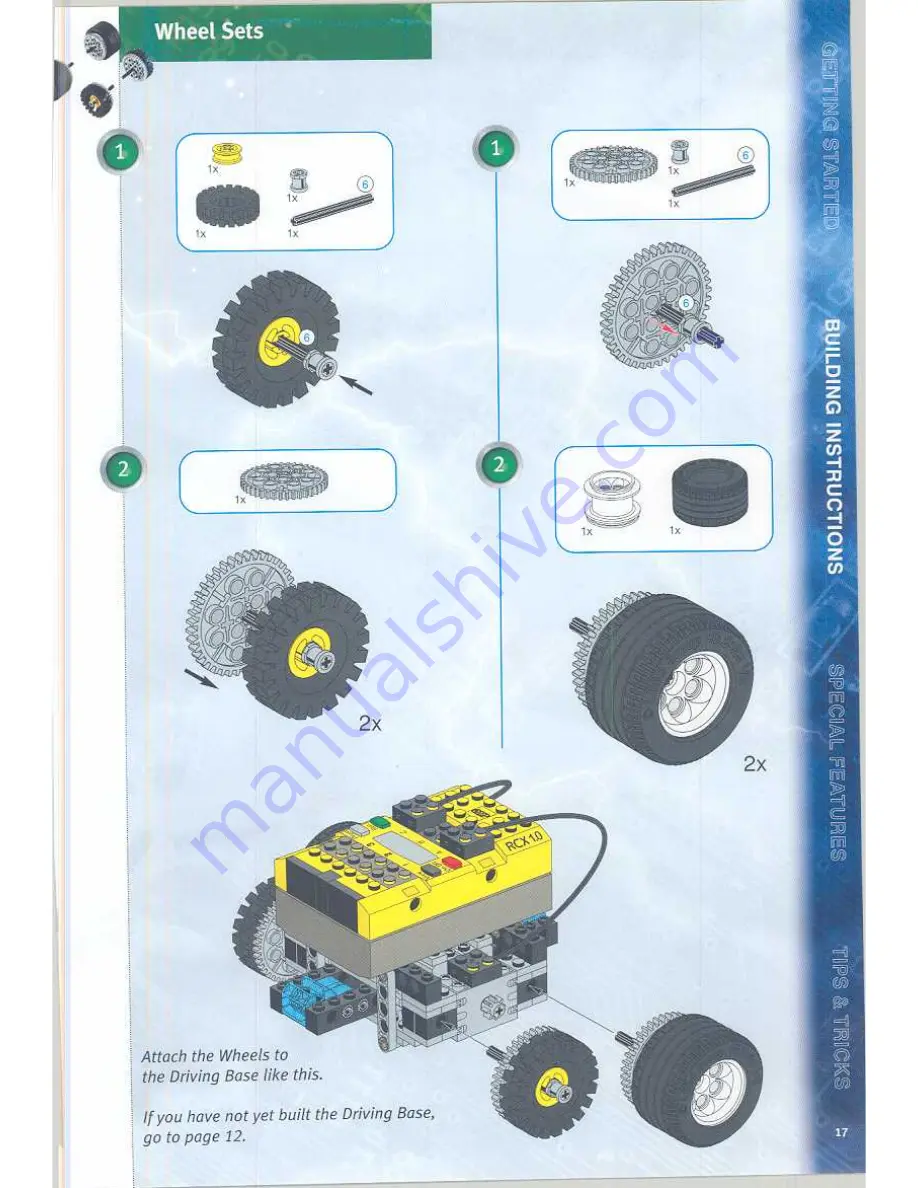 LEGO 9747 Robotics Invention Systems 1.5 Скачать руководство пользователя страница 17