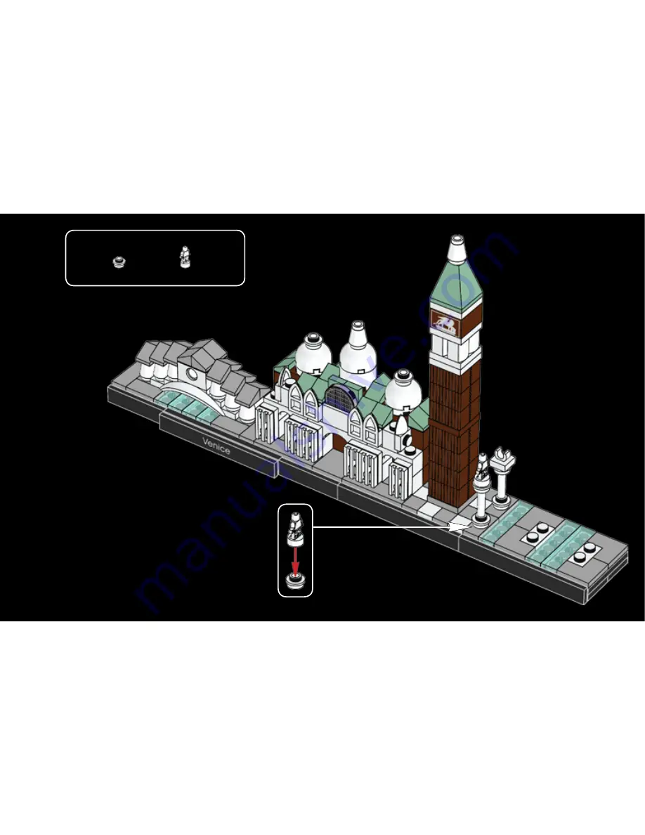 LEGO ARCHITECTURE 21026 VENICE Скачать руководство пользователя страница 95