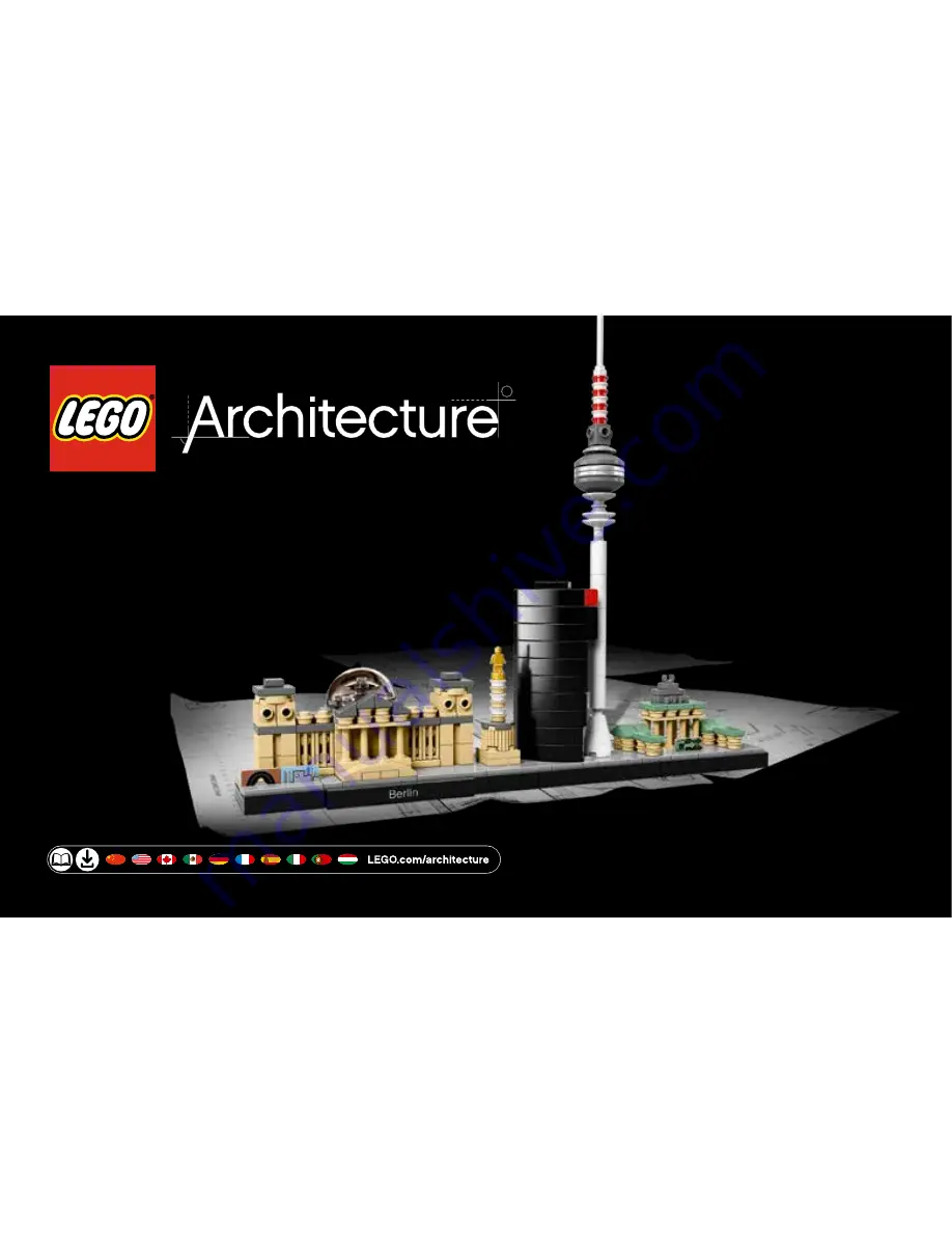 LEGO ARCHITECTURE 21027 BERLIN Instructions Manual Download Page 1