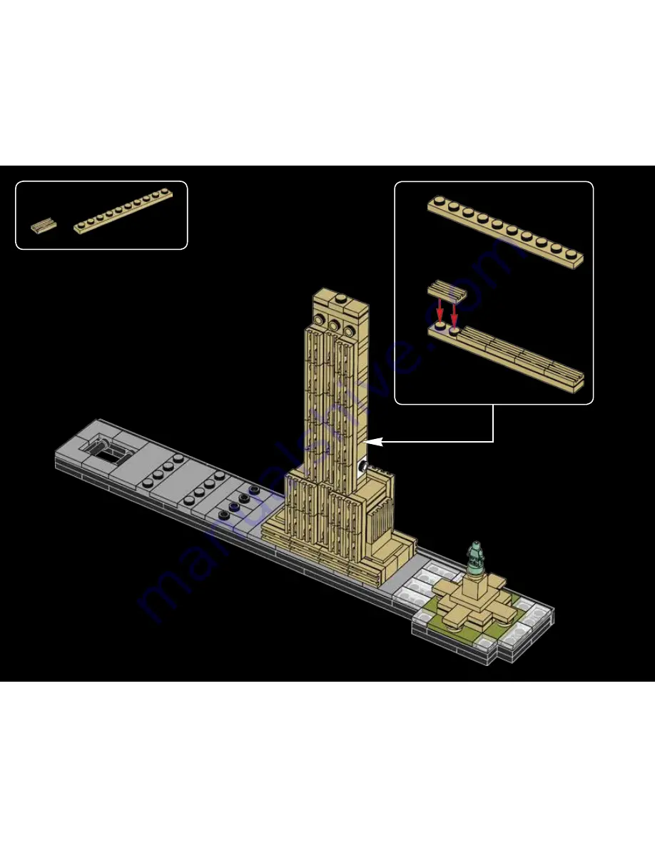 LEGO Architecture 21028 New York City Building Instructions Download Page 56