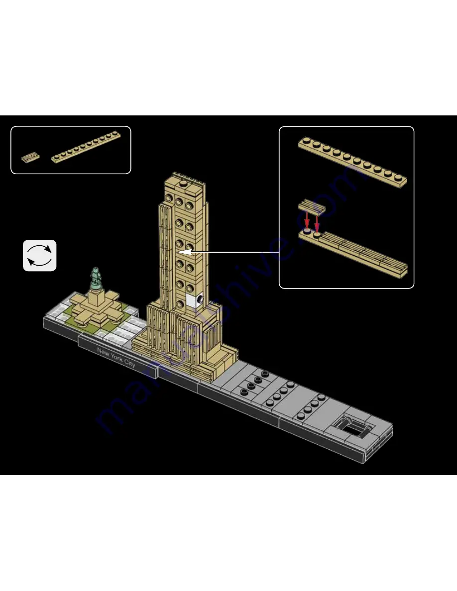 LEGO Architecture 21028 New York City Building Instructions Download Page 58