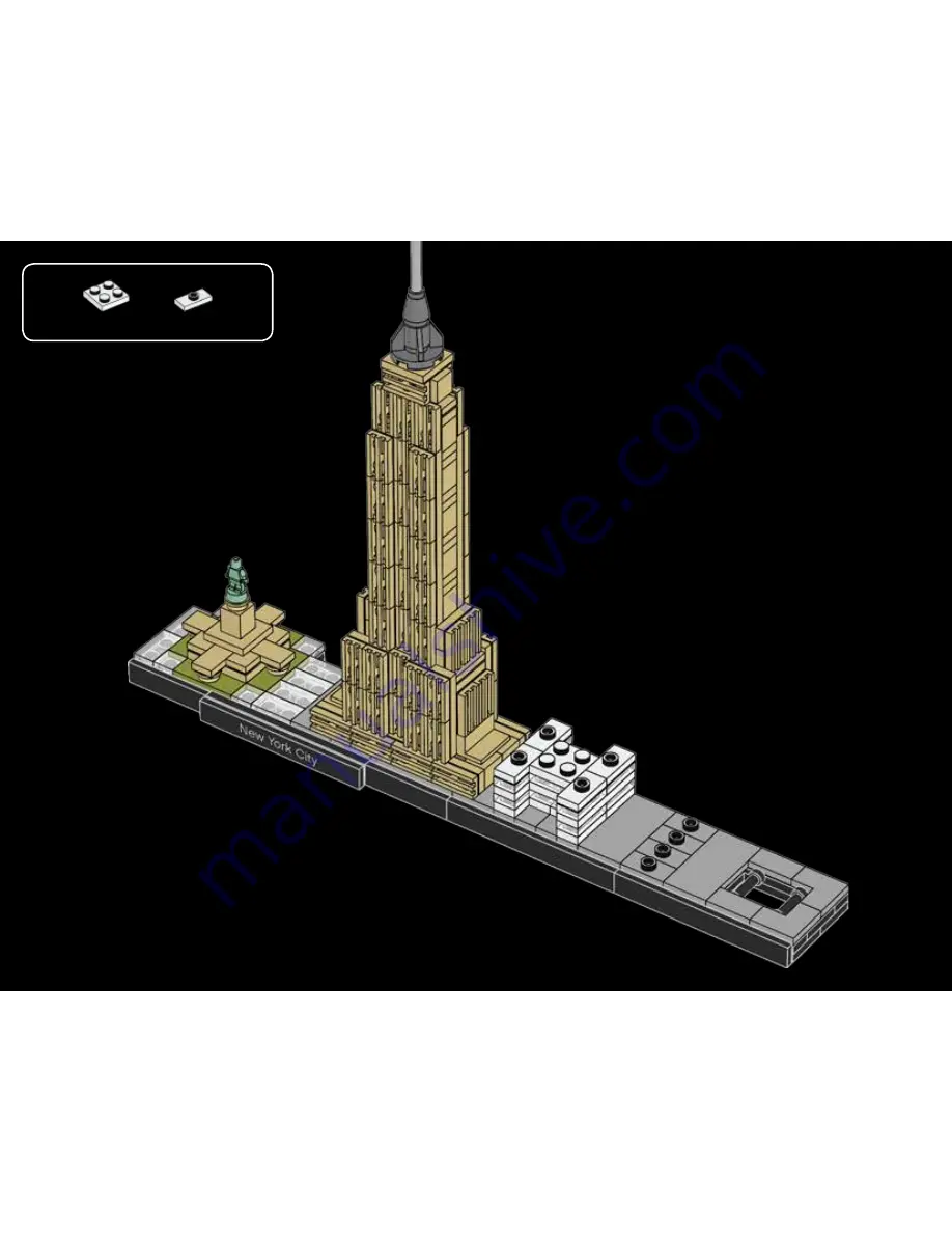 LEGO Architecture 21028 New York City Скачать руководство пользователя страница 70