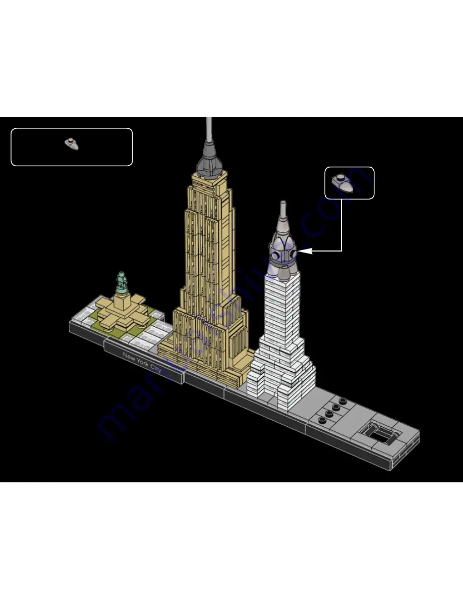 LEGO Architecture 21028 New York City Скачать руководство пользователя страница 84