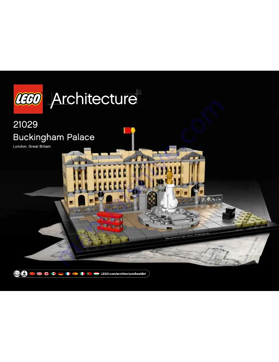 LEGO ARCHITECTURE 21029 BUCKINGHAM PALACE Building Instructions Download Page 1