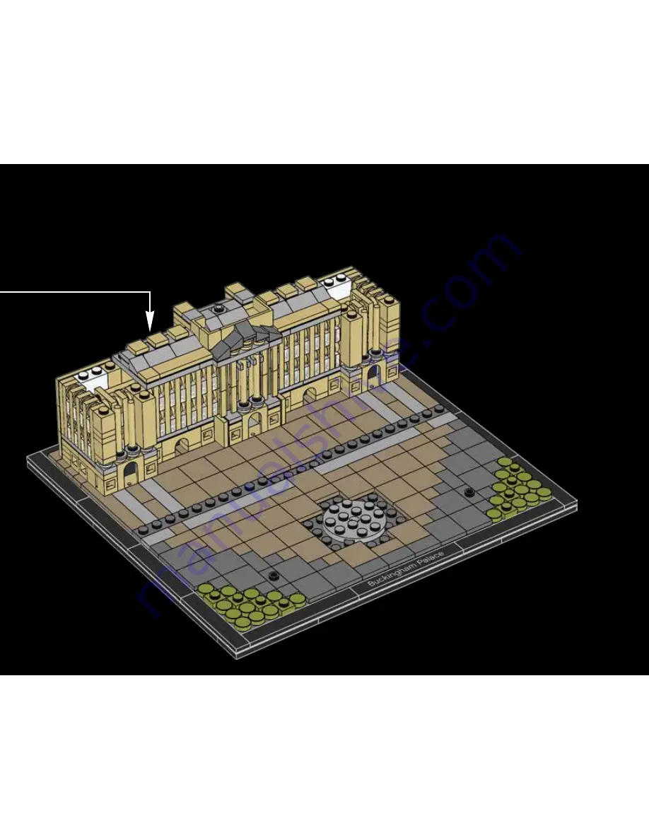 LEGO ARCHITECTURE 21029 BUCKINGHAM PALACE Building Instructions Download Page 96