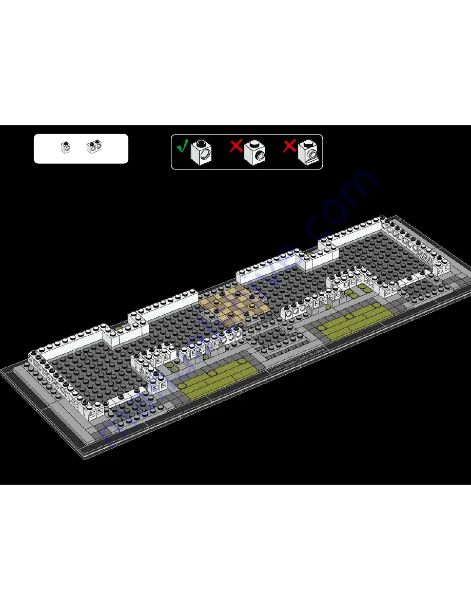 LEGO ARCHITECTURE 21030 UNITED STATES CAPITOL BUILDING Скачать руководство пользователя страница 61