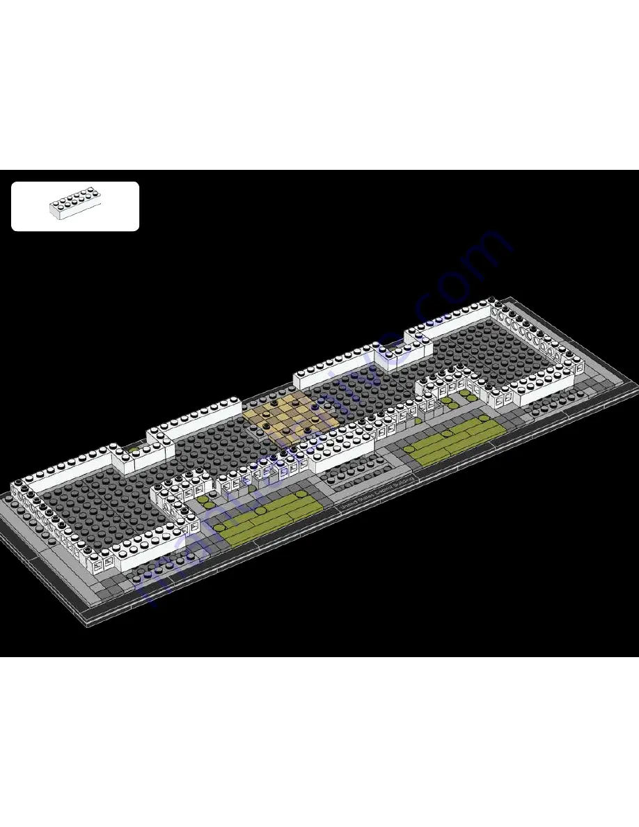 LEGO ARCHITECTURE 21030 UNITED STATES CAPITOL BUILDING Скачать руководство пользователя страница 64