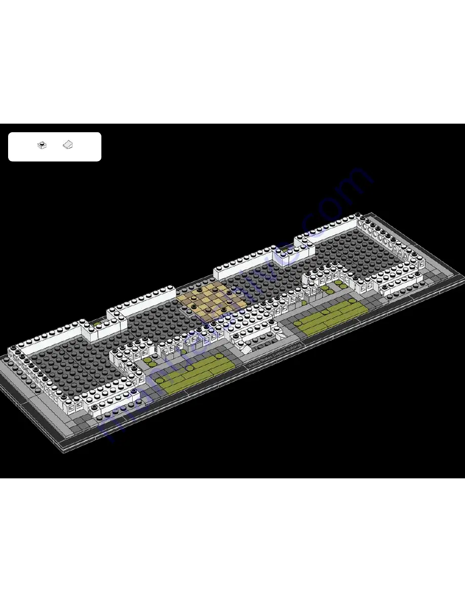 LEGO ARCHITECTURE 21030 UNITED STATES CAPITOL BUILDING Скачать руководство пользователя страница 66