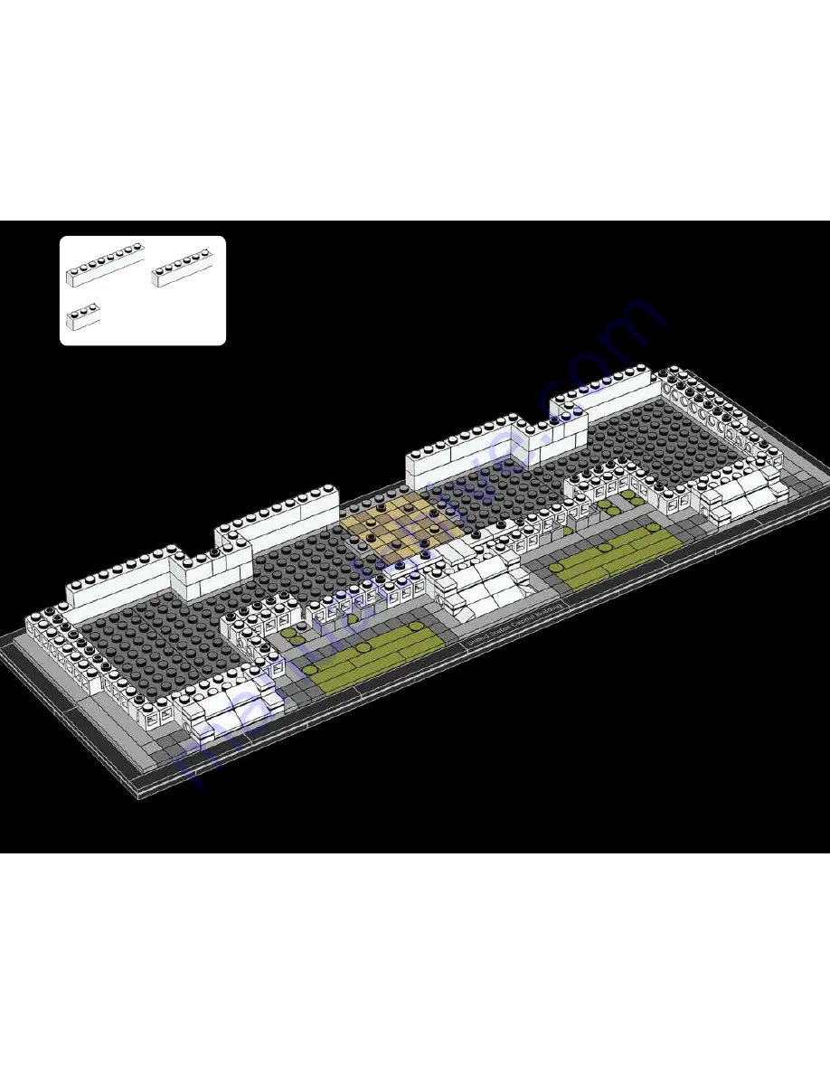 LEGO ARCHITECTURE 21030 UNITED STATES CAPITOL BUILDING Building Instructions Download Page 75