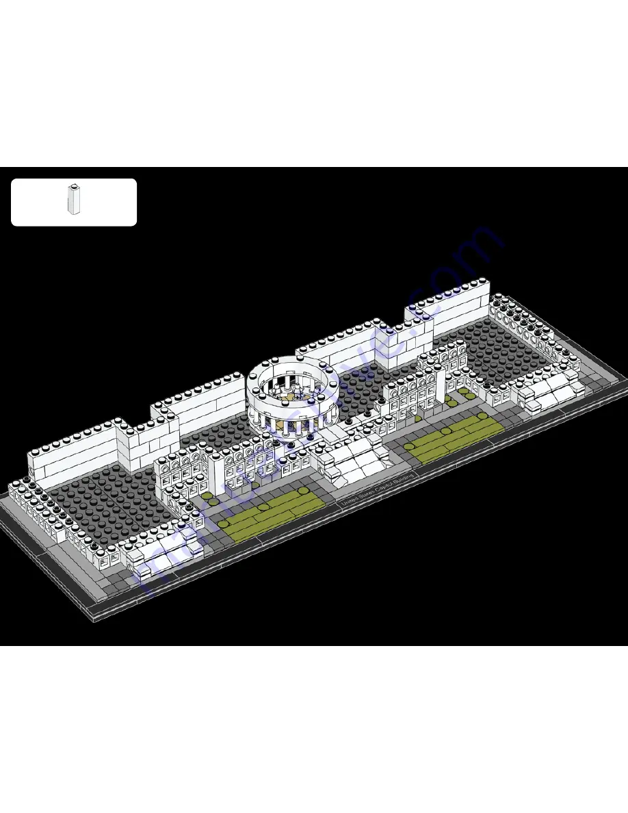 LEGO ARCHITECTURE 21030 UNITED STATES CAPITOL BUILDING Скачать руководство пользователя страница 86