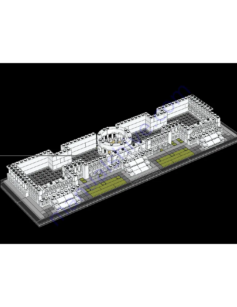 LEGO ARCHITECTURE 21030 UNITED STATES CAPITOL BUILDING Building Instructions Download Page 101