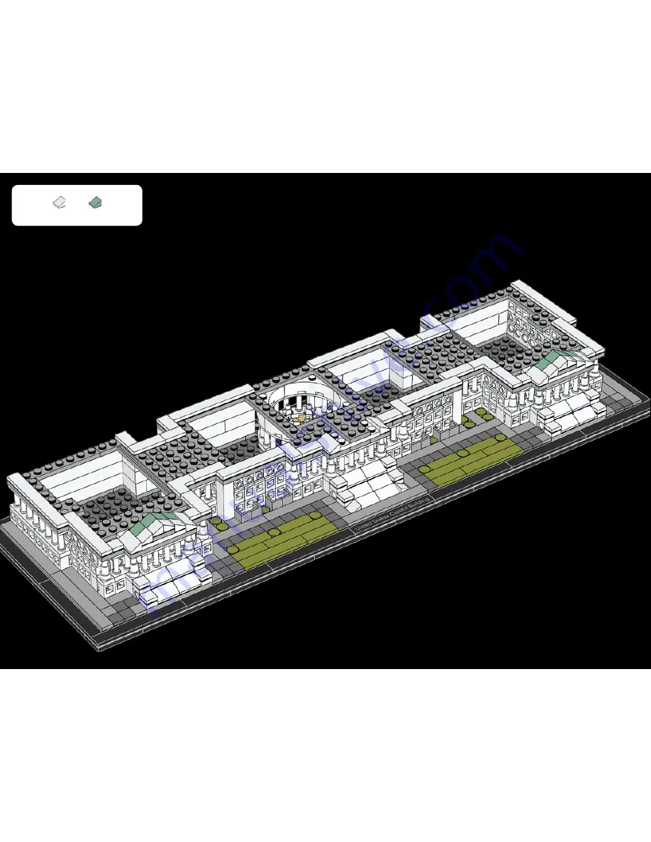 LEGO ARCHITECTURE 21030 UNITED STATES CAPITOL BUILDING Скачать руководство пользователя страница 120