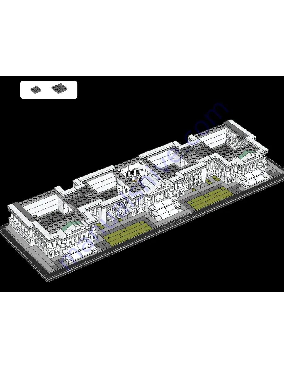 LEGO ARCHITECTURE 21030 UNITED STATES CAPITOL BUILDING Скачать руководство пользователя страница 123